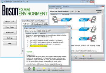 boson exam environment